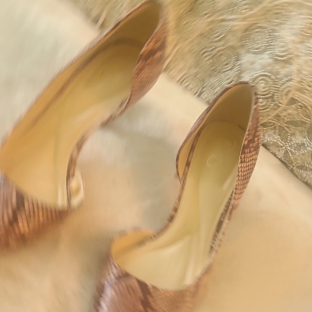 Jessica Simpson Brown Elegant High Heels